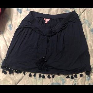 Lilly Pulitzer Large NWOT navy skirt